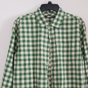 The North Face mens button shirt
